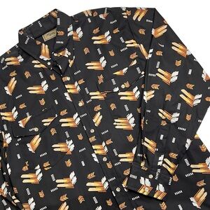 Roper Men’s button down‎ Western shirt Southwest style size Large 16 1/2